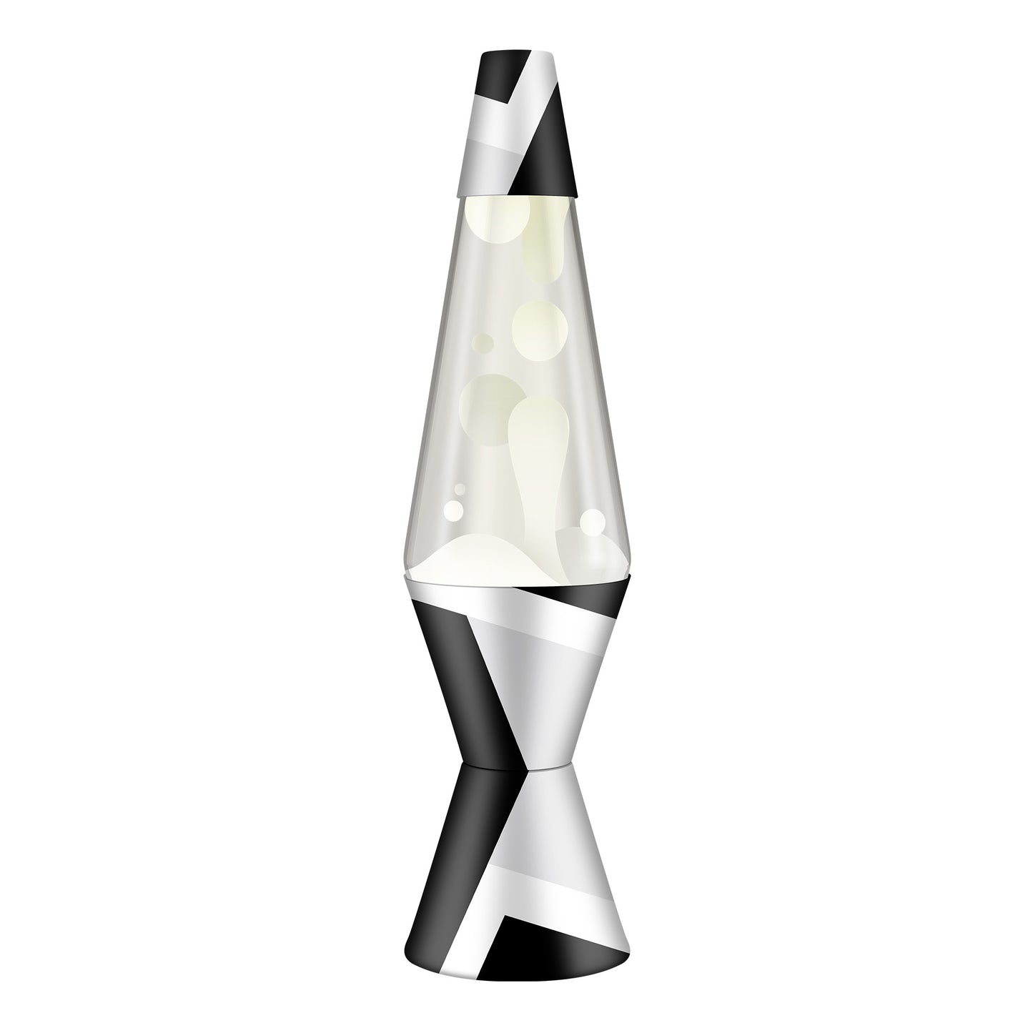 LAVA® Lamp, 14.5" Polygonal White Tone