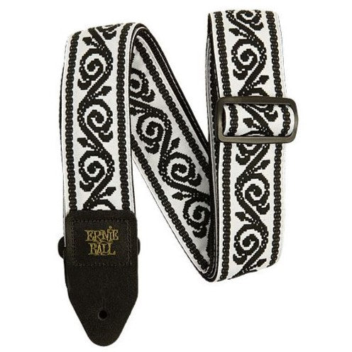Guitar Strap, 2" Black Vine EB5342 by Ernie Ball