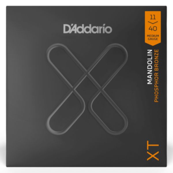 Mandolin Strings, D'Addario XT Coated Phosphor Bronze, 11-40 Medium