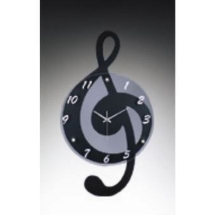 Treble Clef Musical Wall Clock