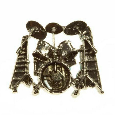 Pin, Drum Set - Silver