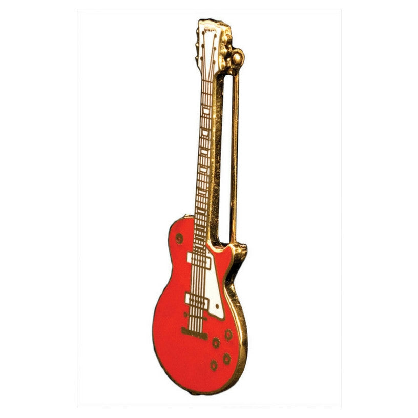 Pin, Electric Guitar, Gibson Les Paul - Red