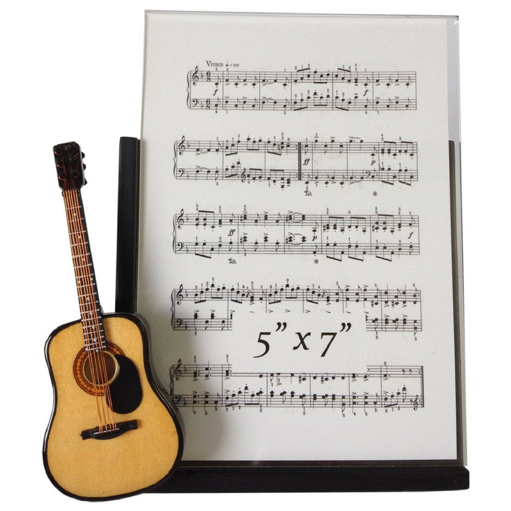Music Instrument Picture Frame, Acoustic Guitar