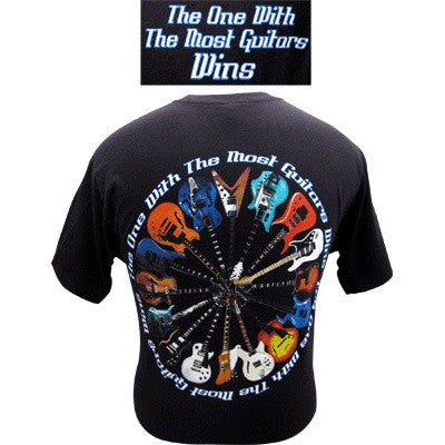 Most Guitars Wins T-Shirt