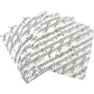 Napkins, Sheet Music - Luncheon