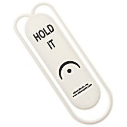 Giant Plastic Clip, Hold It
