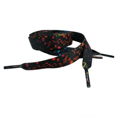 Shoelaces, Music Notes - Multi-color