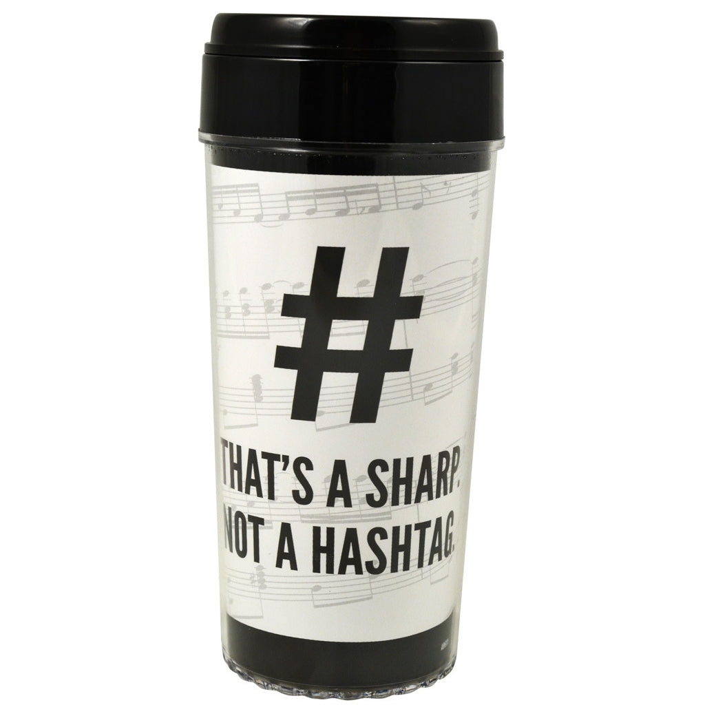 Travel Tumbler, That's a Sharp, Not a Hashtag