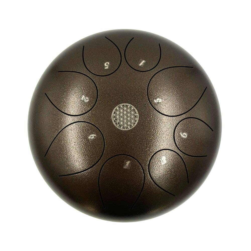 Tongue Drum - 10-Inch, Brown