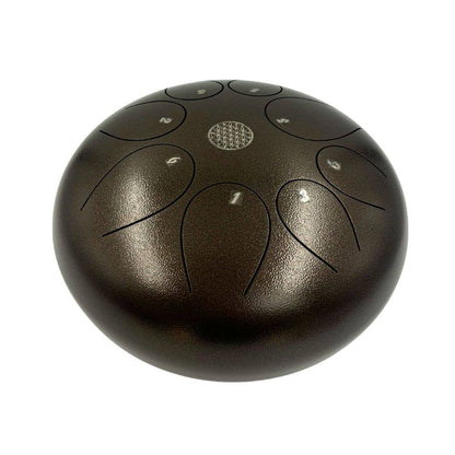Tongue Drum - 10-Inch, Brown