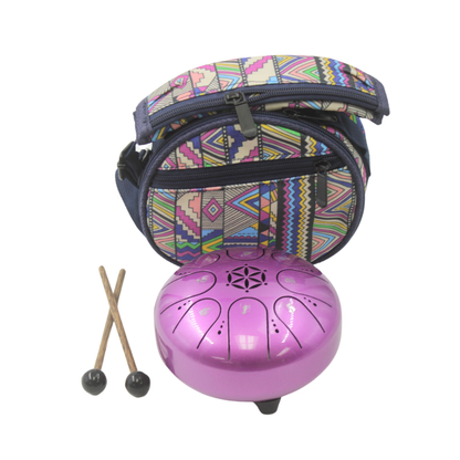Tongue Drum - 5-inch, Fuchsia Pink