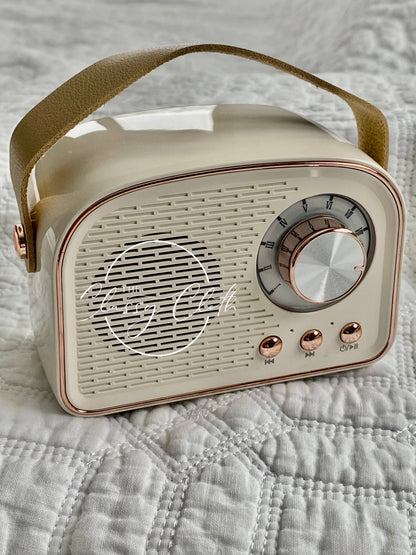 Vintage Bluetooth Radio - Cream RTS