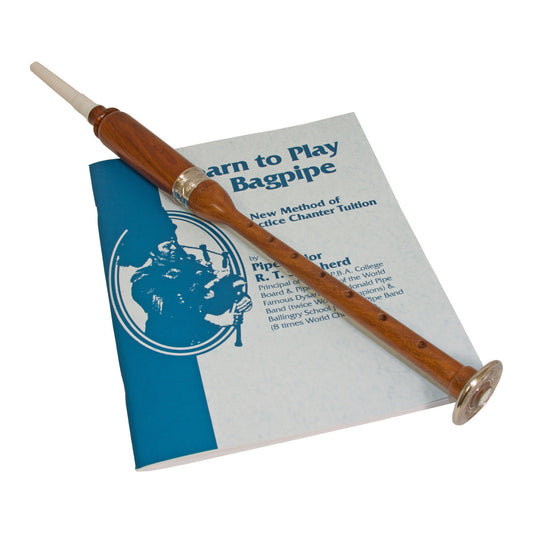 Bagpipe Practice Chanter with Book and Audio, Roosebeck