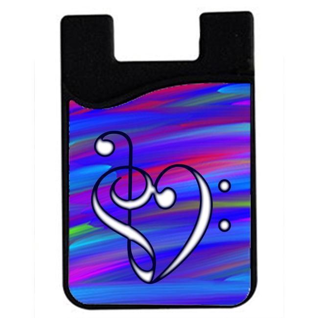 Musical Expressions Card Holder - Heart of Clefs