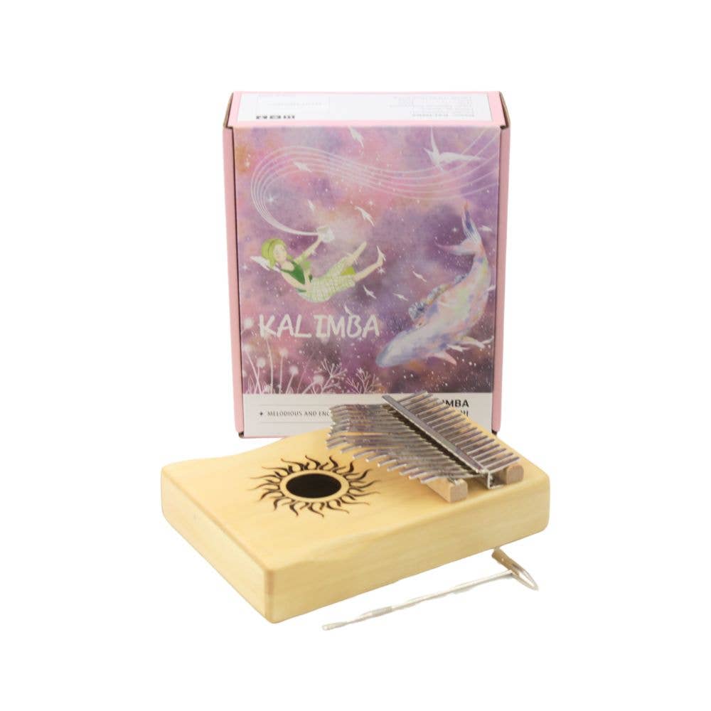 17-Key Kalimba Thumb Piano - Poplar