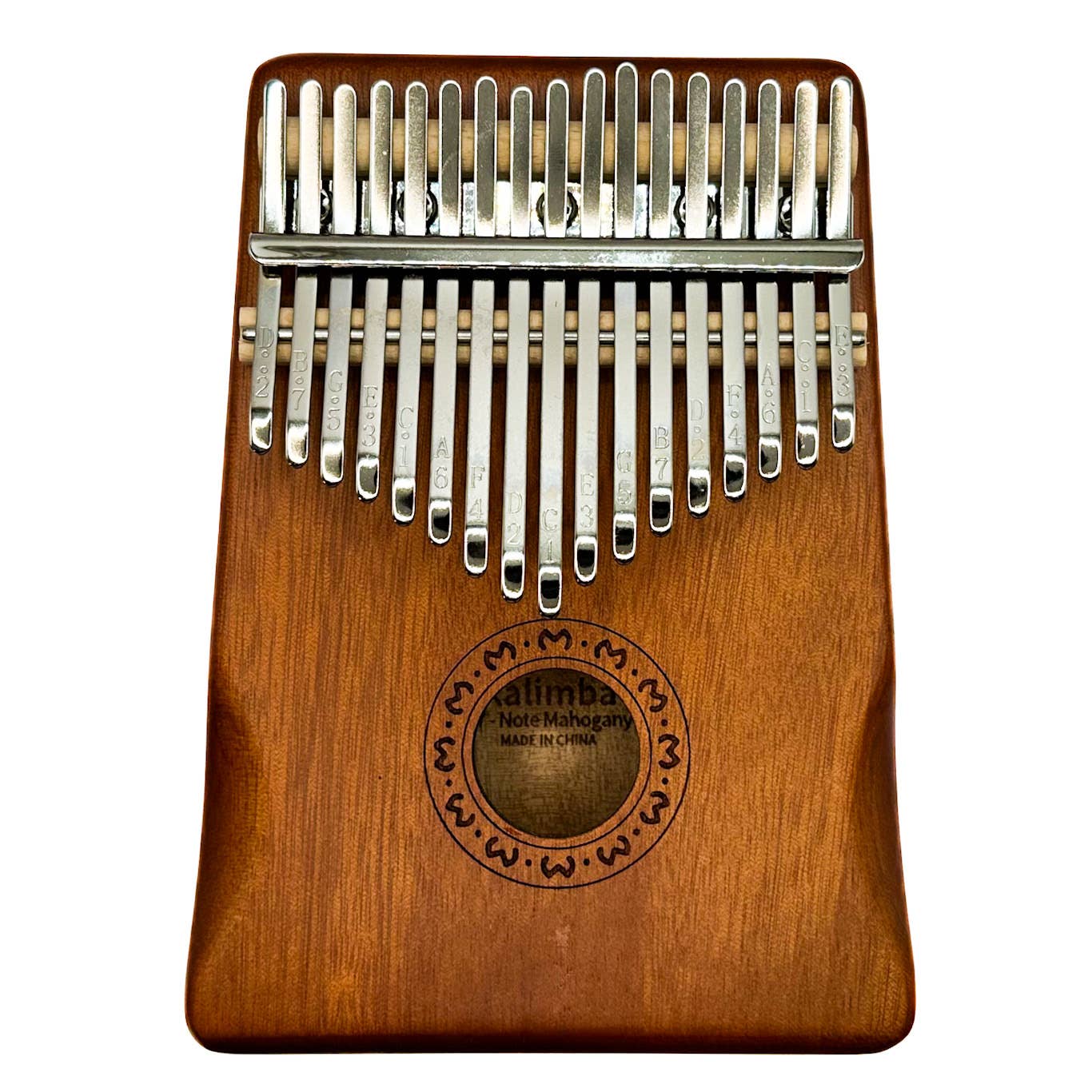 17-Key Kalimba Thumb Piano - Dark Brown