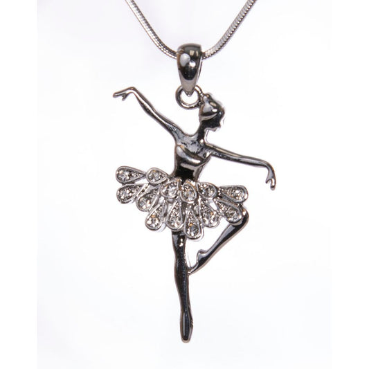 Necklace, Crystal Ballerina