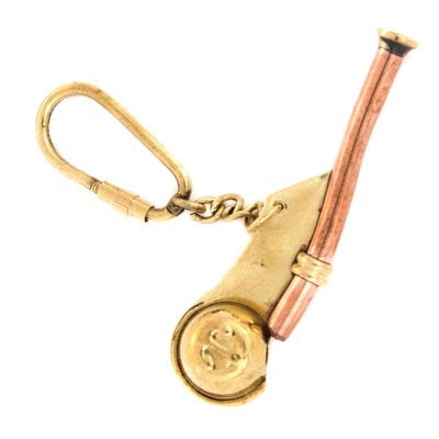Nautical Boatswain Whistle Key Chain