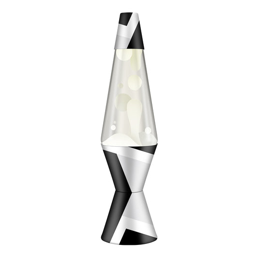 LAVA® Lamp, 14.5" Polygonal White Tone