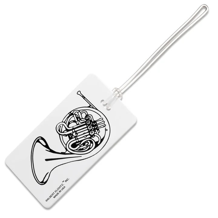 Luggage Tag, French Horn