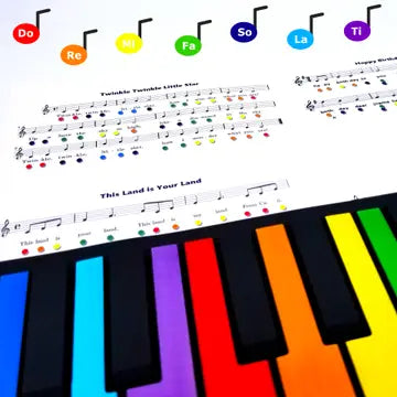 Rock & Roll It Roll-up Piano, Rainbow