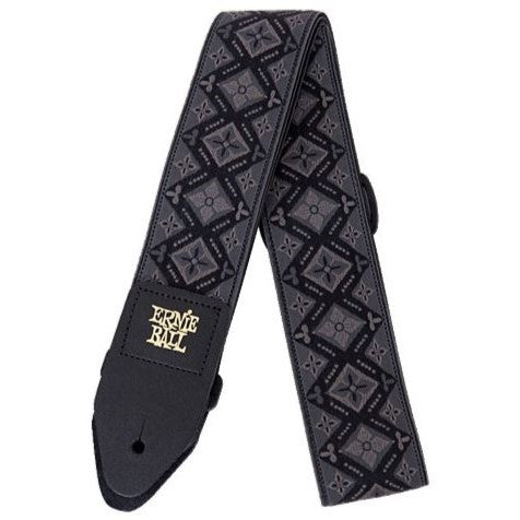 Guitar Strap, 2" Regal Black EB4093 by Ernie Ball