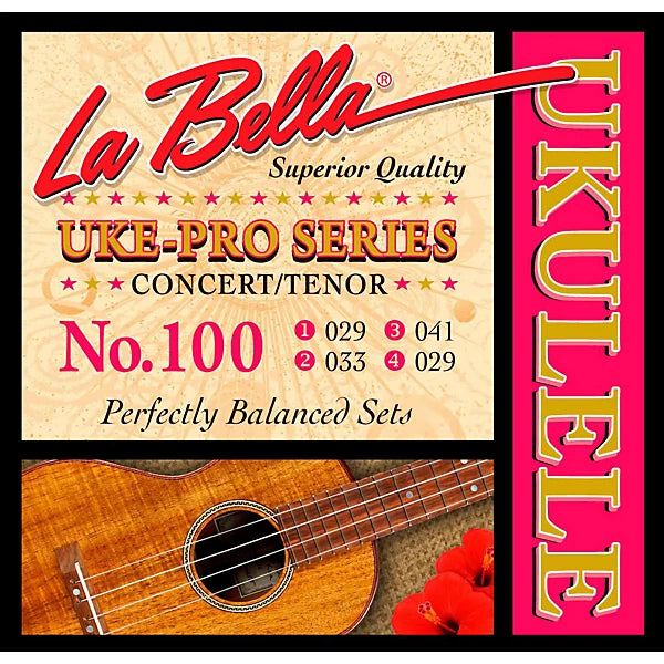 Ukulele Strings, La Bella - Concert/Tenor