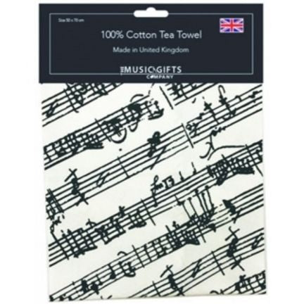 Tea Towel - Sheet Music Manuscript