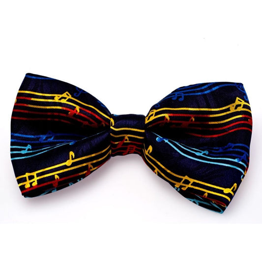 Bow Tie, Colorful Music Staff