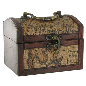 Wood Trunk Box, Medium