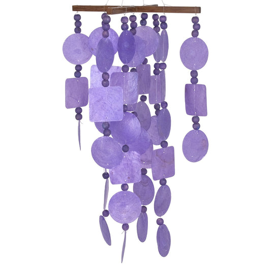 Purple Capiz Chime - by Woodstock Chimes