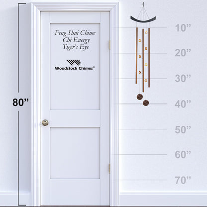 Feng Shui Chime® - Chi Energy, Tiger's-Eye - by Woodstock Chimes