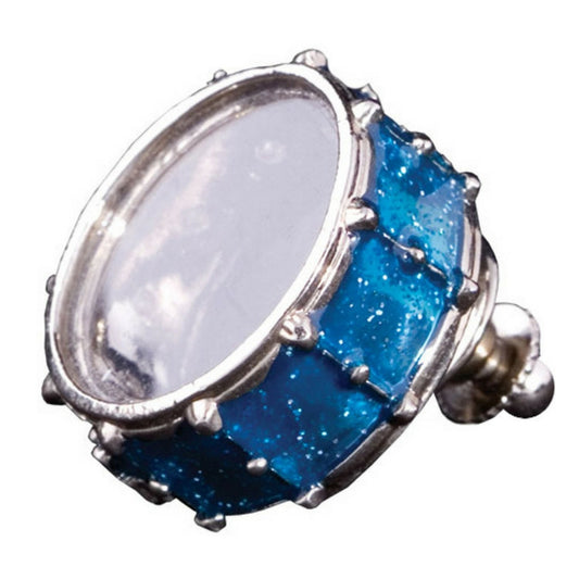 Pin, Snare Drum - Blue