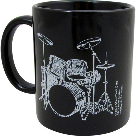 Mug, Black - Drumset