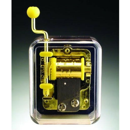 Hand-Cranked Hurdy Gurdy Music Box