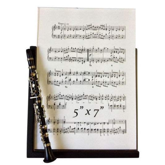 Music Instrument Picture Frame, Clarinet