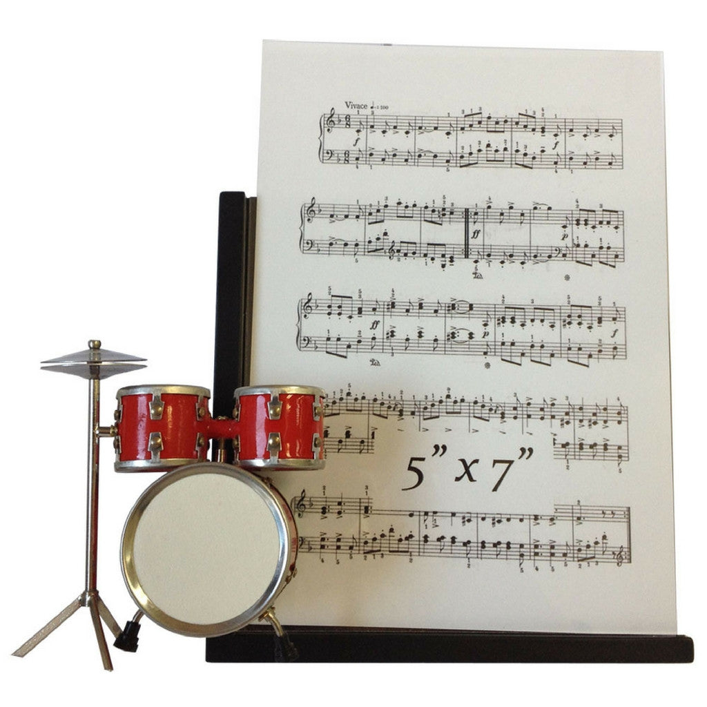 Music Instrument Picture Frame, Drum Set