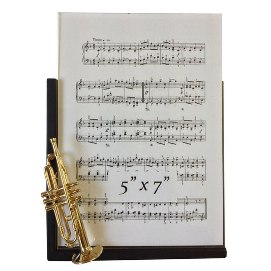 Music Instrument Picture Frame, Trumpet