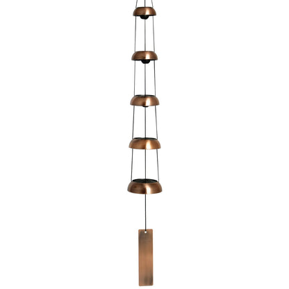 Temple Bells - Quintet, Copper - by Woodstock Chimes