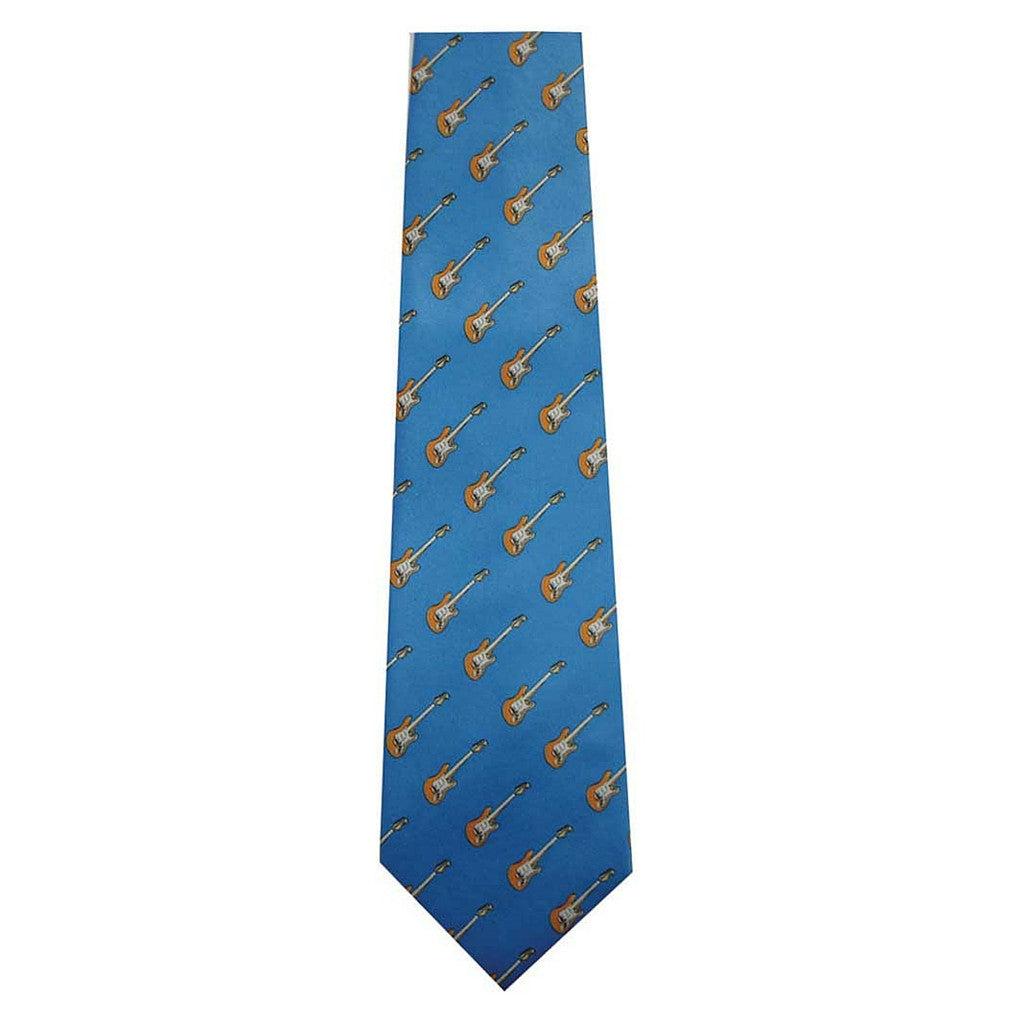 Neck Tie, Mini Electric Guitars, Blue