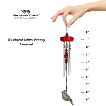 Chime Fantasy™ Wind Chime - Cardinal - by Woodstock Chimes