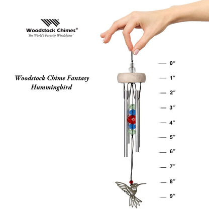 Chime Fantasy™ Wind Chime - Hummingbird - by Woodstock Chimes