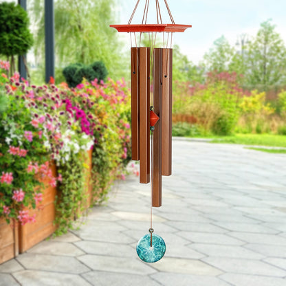 Turquoise Chime - Medium - by Woodstock Chimes