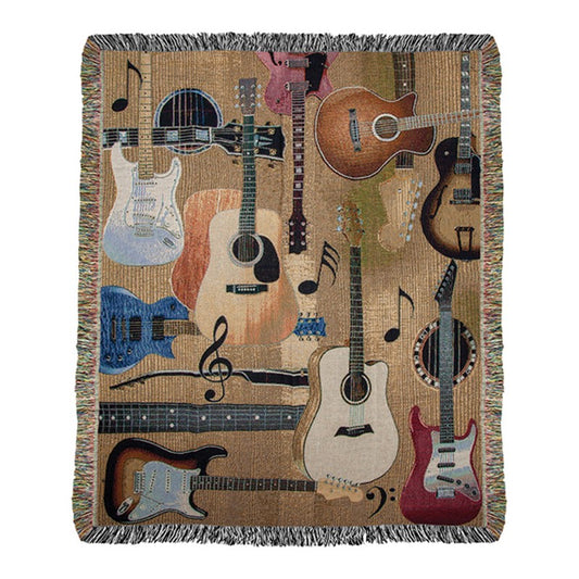 Throw Blanket, Guitar Collage