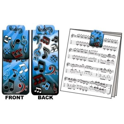 Magnetic Bookmark, Music Notes