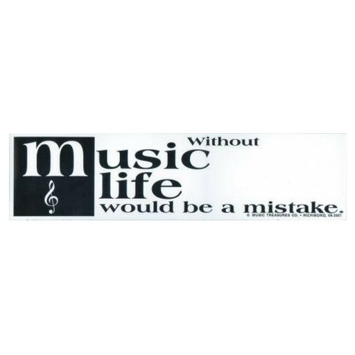 Bumper Sticker, Without Music