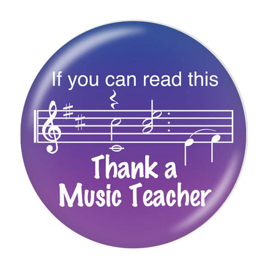 Button, Thank a Music Teacher