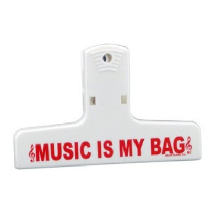 Chip Bag Clip, "Music is My Bag," Medium