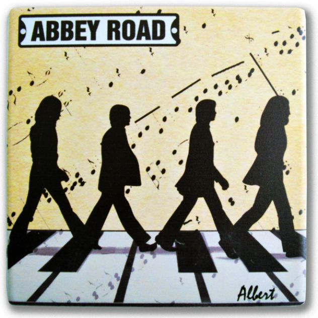 Coaster, Stone - Beatles Abbey Road