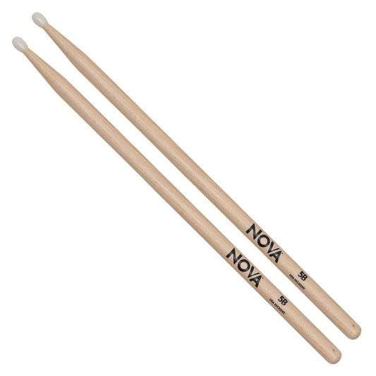 Drum Sticks, Nova 5B - Nylon Tip